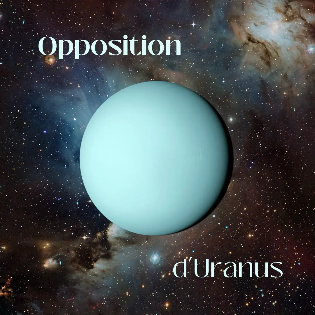 Virginie Petitjean, image illustrant la lecture de l'opposition d'Uranus