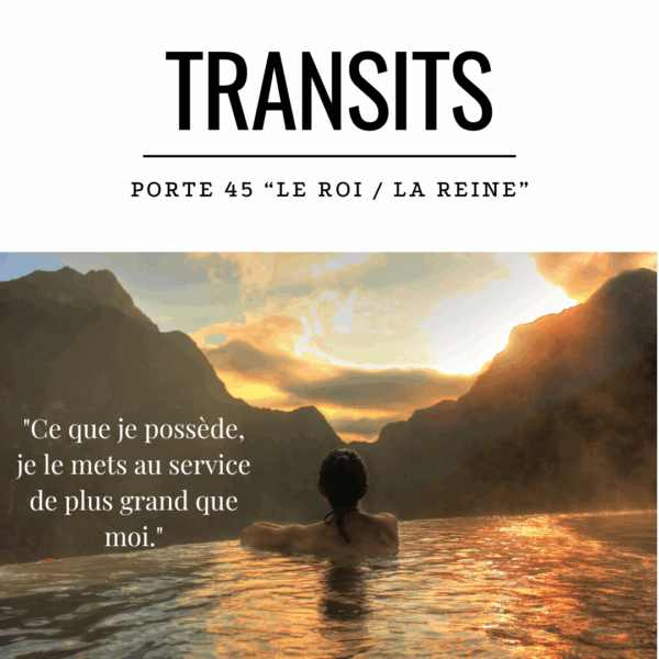 Personne de dos, dans une source chaude face à un paysage de montagnes au lever du soleil, illustrant l’énergie souveraine, posée et généreuse de la Porte 45 en Design Humain : le pouvoir mis au service du collectif.