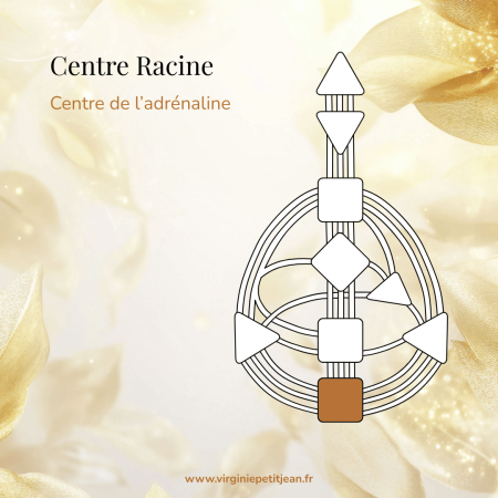 Centre Racine en Design Humain - carré représentant la pression, le stress adrénaline et la motivation à l'action